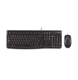 920-002552 Logitech Desktop MK120 tastiera Mouse incluso USB QWERTY Inglese UK Nero